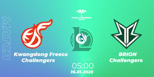 Kwangdong Freecs Challengers VS BRION Challengers